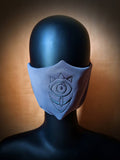 Sheikah Eye Embroidered Face Mask, Gamer Cosplay Facemask