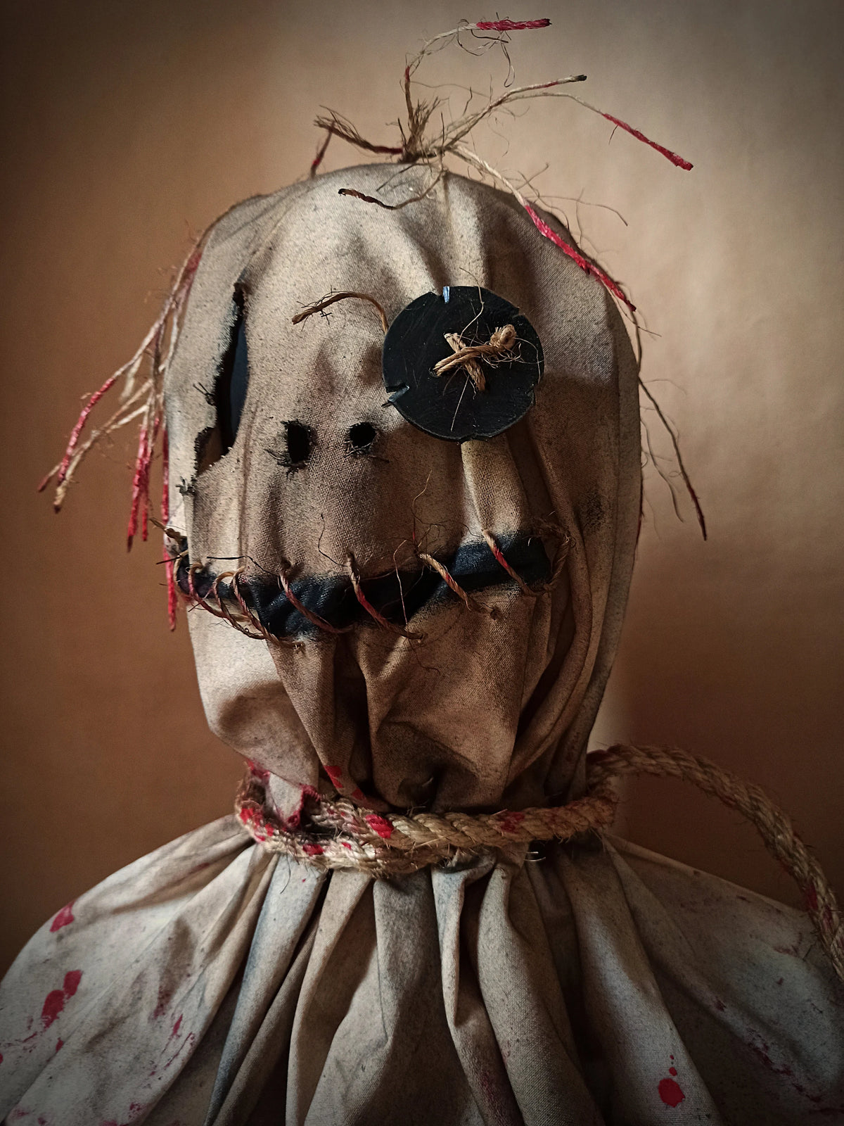 Creepy Burlap Scarecrow Mask