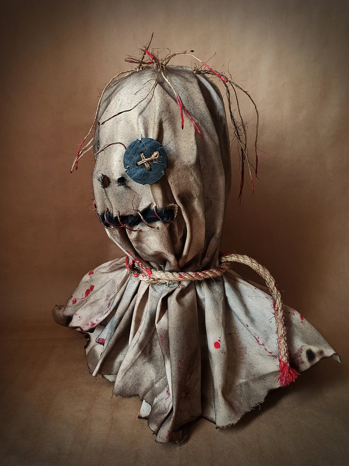 Creepy Burlap Scarecrow Mask