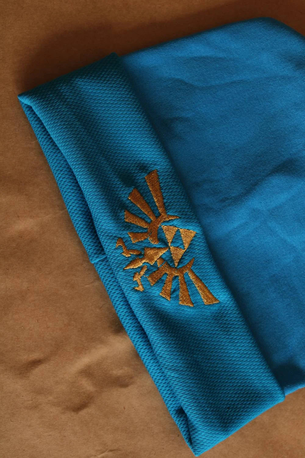 Blue Zelda Link Hat, Breath of the Wild, Embroidered Logo