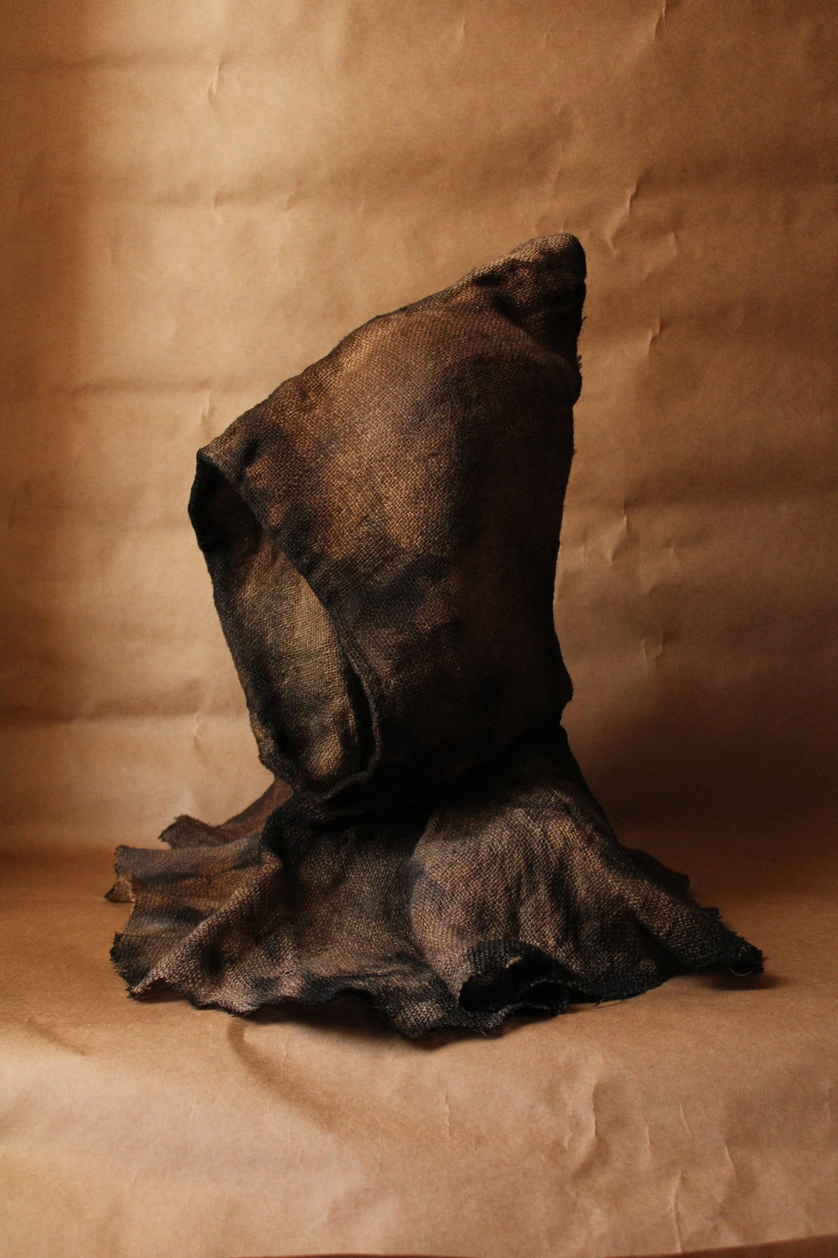 Jute Hooded Cowl, Gothic Wasteland Hood