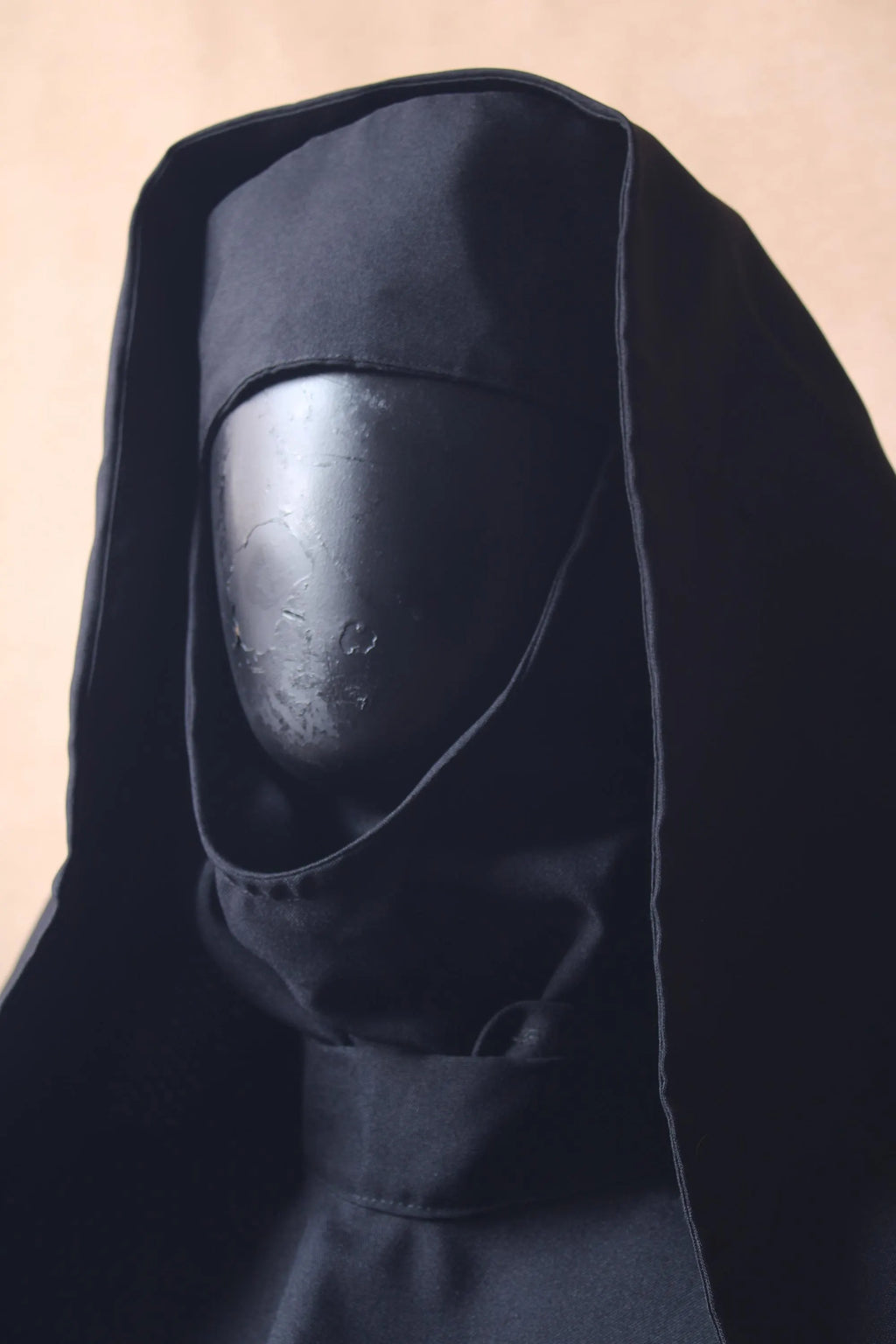 Coverage Black Veil & Wimple Set Full outfit not included Top only