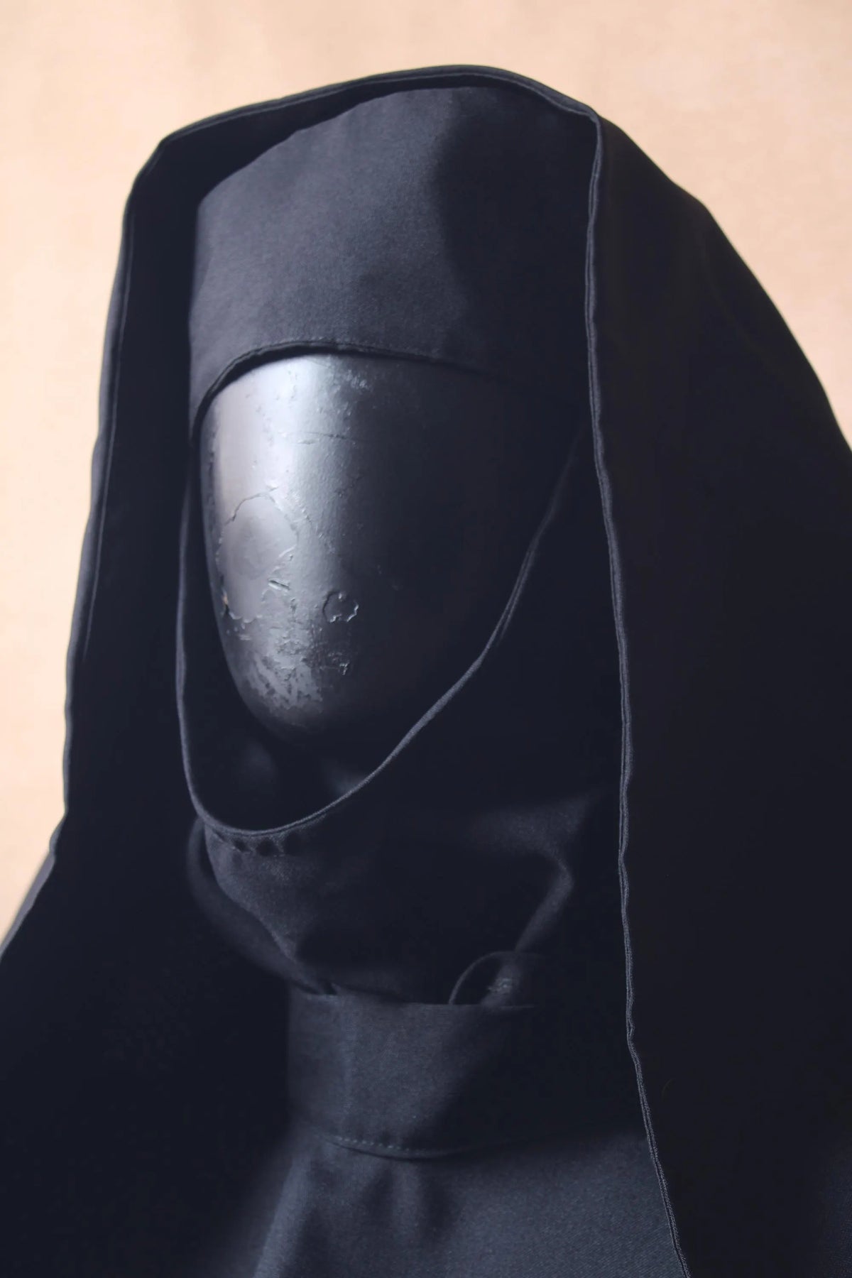 Coverage Black Veil & Wimple Set Full outfit not included Top only