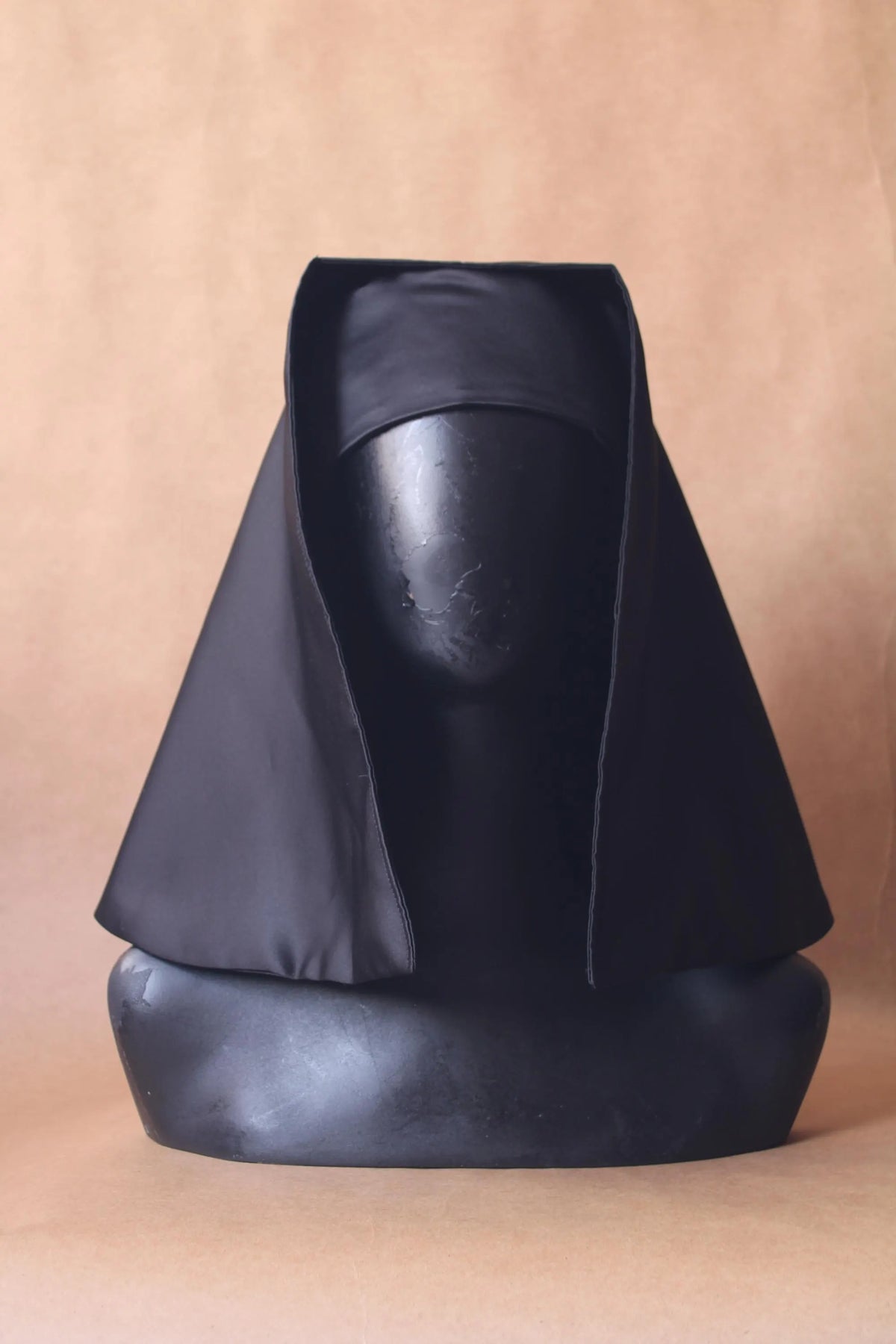 Schwarzes Nonnenkostüm, Valak-Cosplay, Kapuzenschleier im Renaissance-Stil