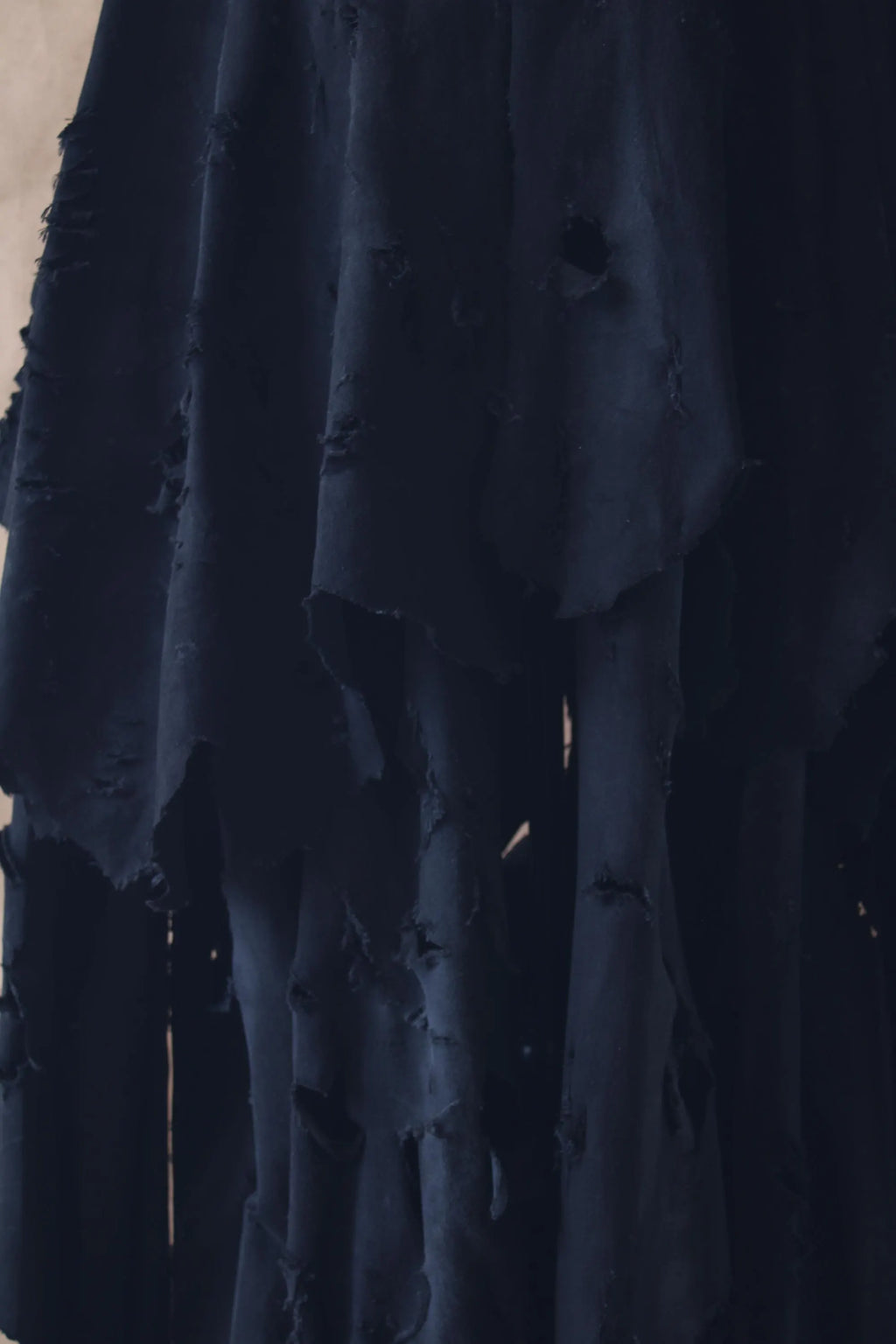 Grim Reaper Robe Distressed Black Cloak