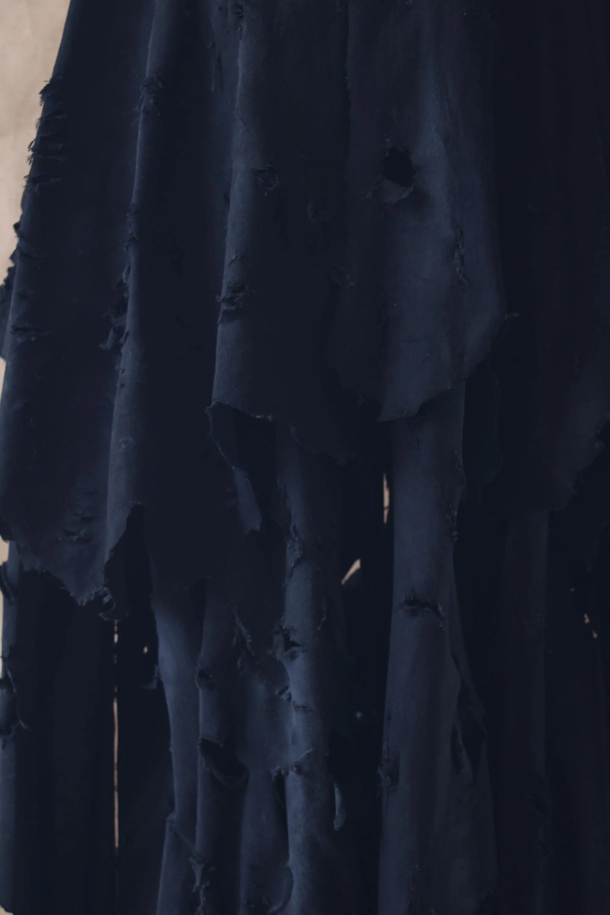 Grim Reaper Robe Distressed Black Cloak