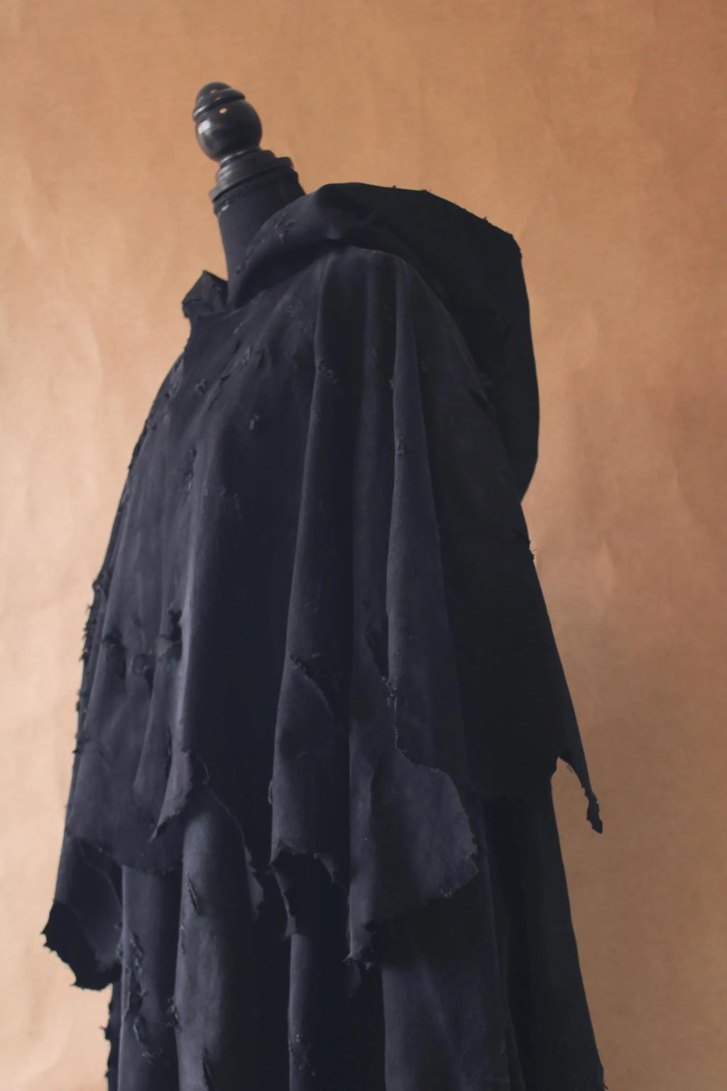 Grim Reaper Robe Distressed Black Cloak