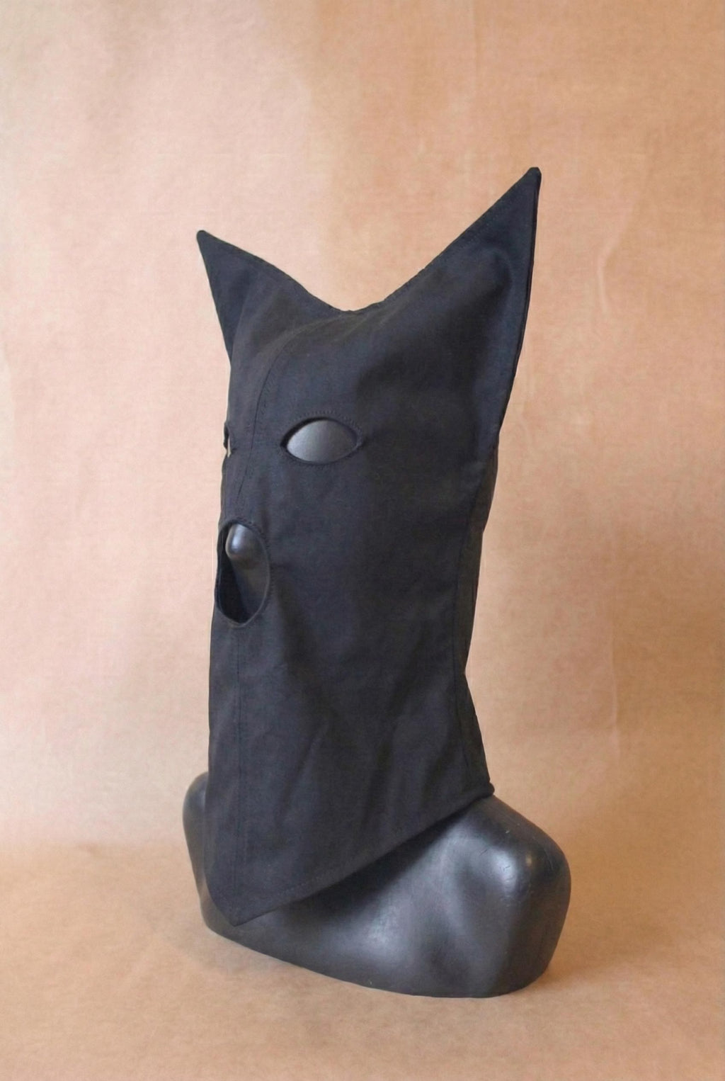 Black Executioner Hood Medieval Torturer Mask