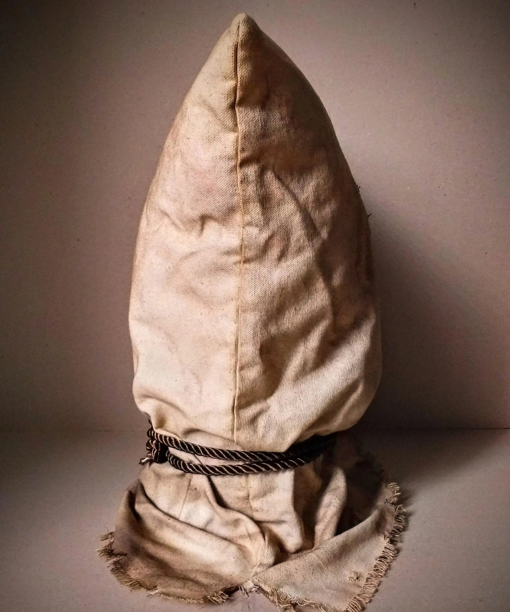 Campfire Killer Sack Mask Retro Slasher Horror Hood