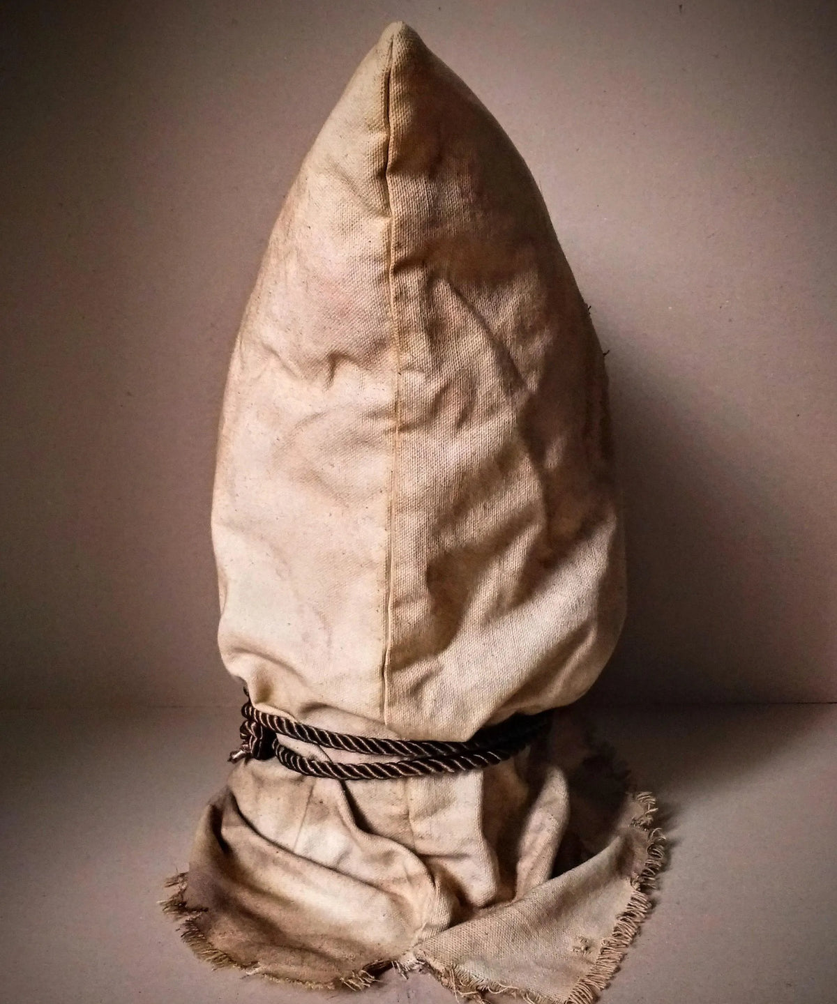 Campfire Killer Sack Mask Retro Slasher Horror Hood