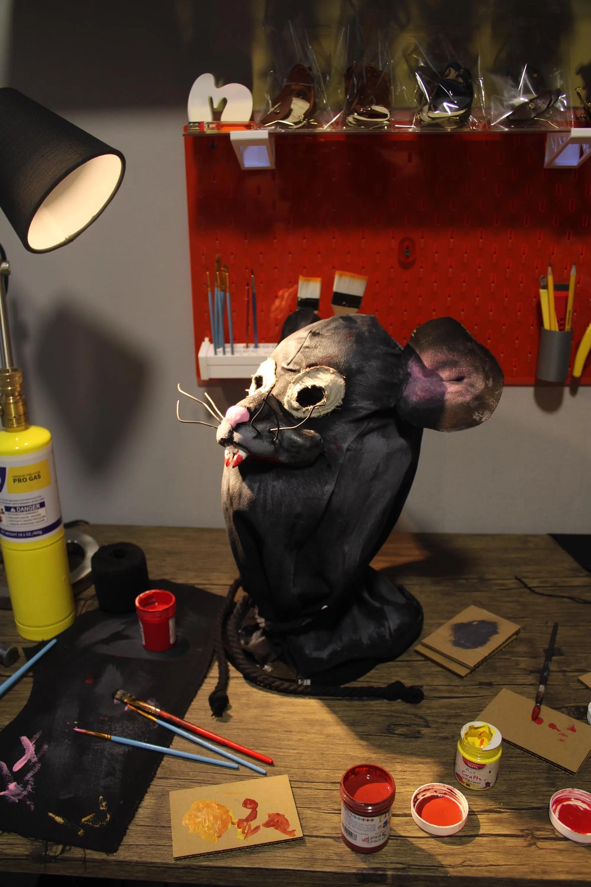 Fanged Rat Horror Mask | Handmade Creepy Halloween Cosplay Prop